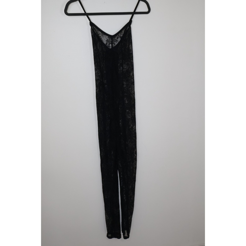 Staring at Stars Jumpsuit Size Large Black Lace Unlined